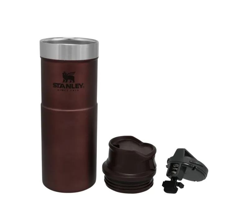 Stanley Classic Trigger-Action Travel Mug 16oz/400ml Hammertone Wine Red-3